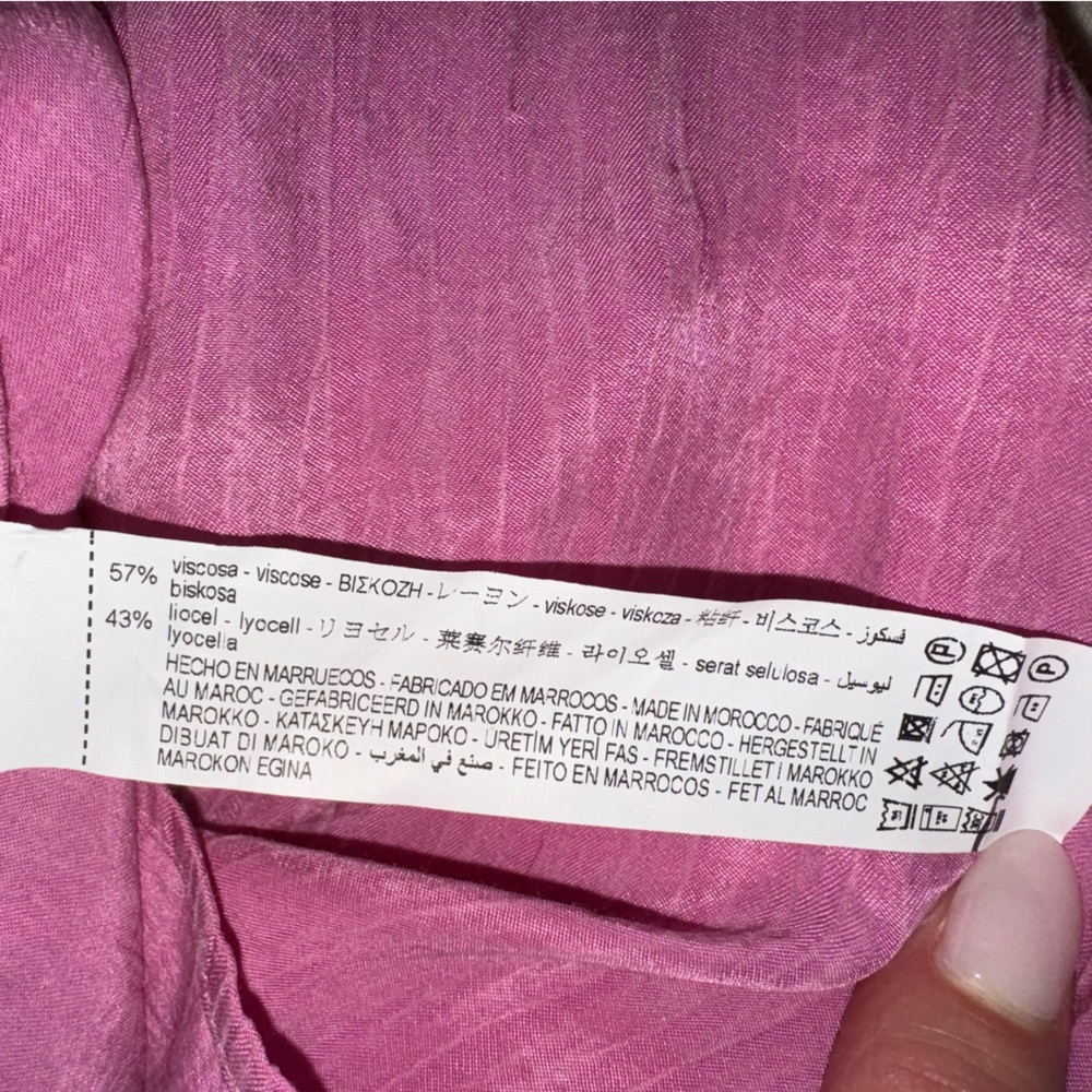 Zara Pink Flowy Mini Dress - Picture 7 of 7
